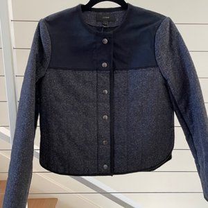 J. Crew Women's Quilted Fencing Jacket